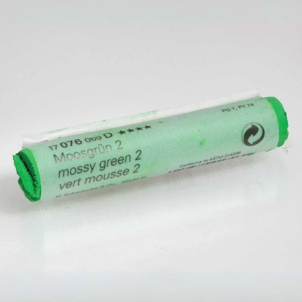 Pastel Seco Schmincke Extra Soft 076 D Mossy Green 2